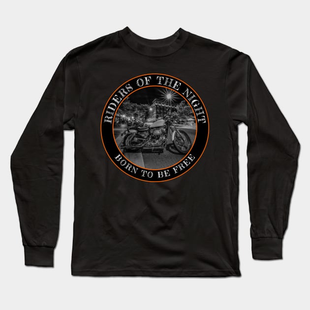 Riders of the Night Long Sleeve T-Shirt by SteveKight